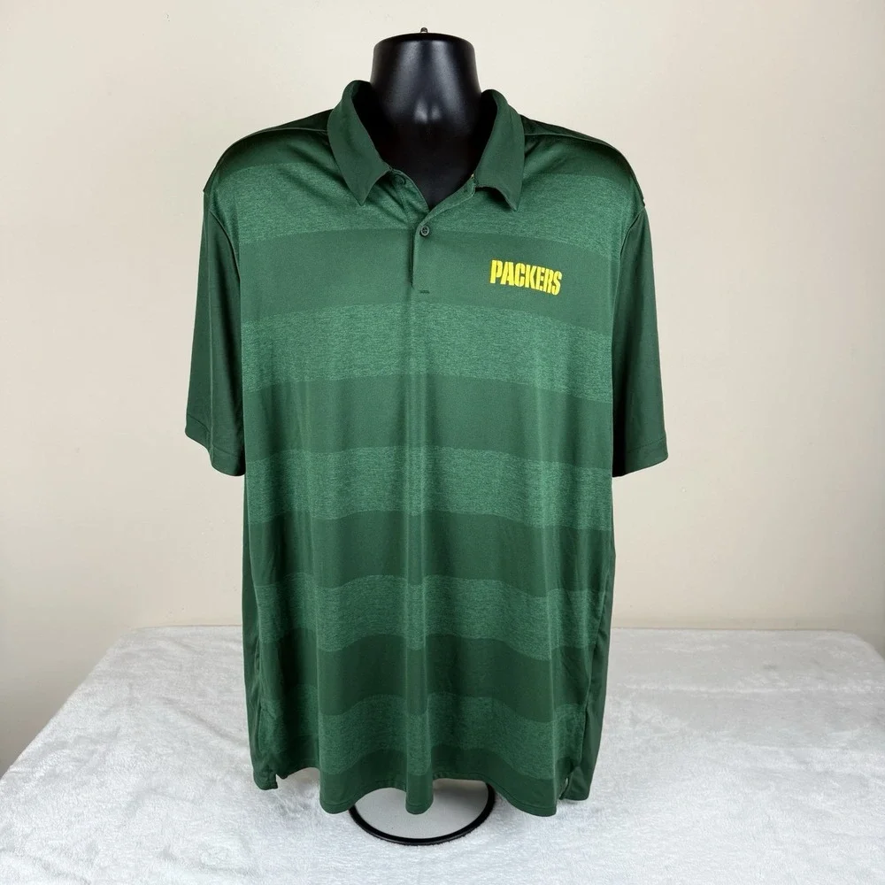 Nike Green Bay Packers On Field Apparel Polo Shirt Men's 2XL (49
